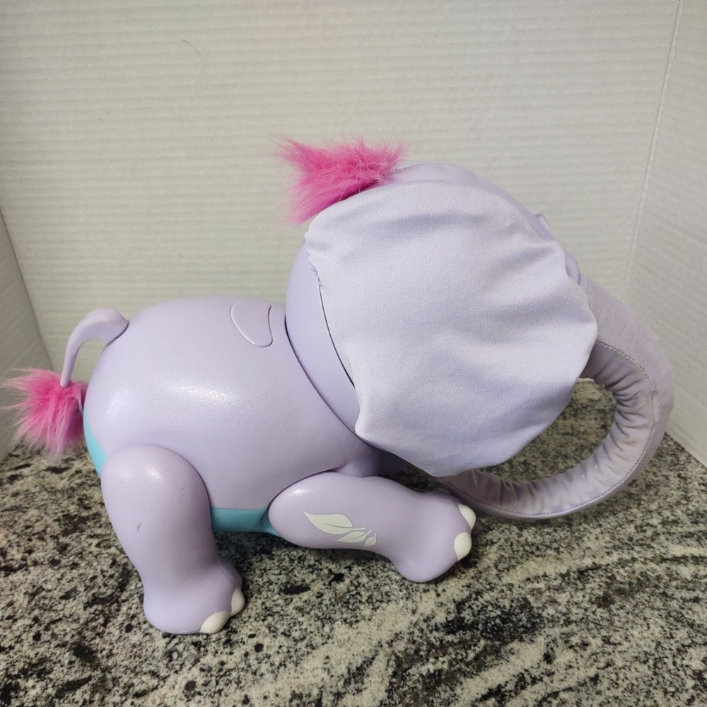 Spin Master Juno My Baby Elephant Sounds Talks burps Interactive Toy Works