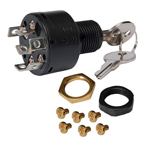 MP41000 Ignition Switch, 3 Position Magneto,white