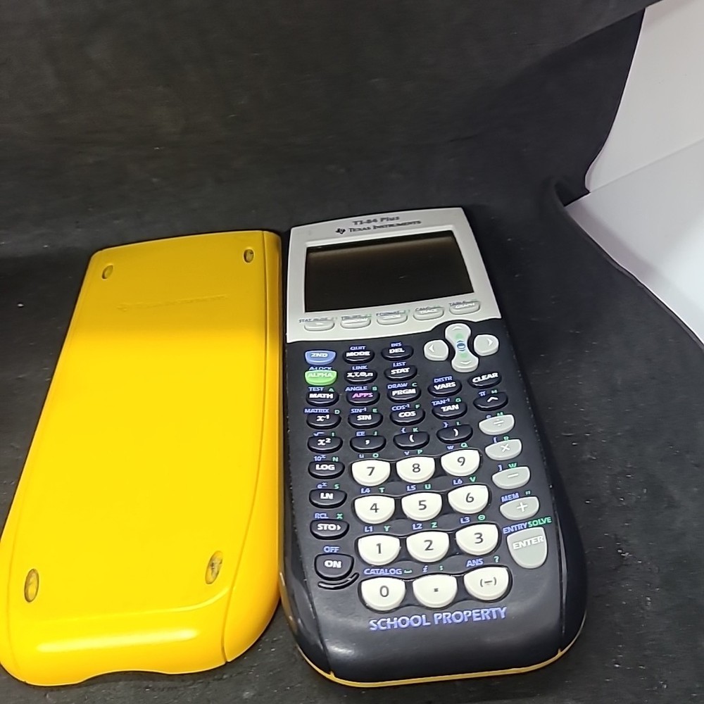 TI-84 Plus Graphing Calculator - With Covers - Tested & Working #100