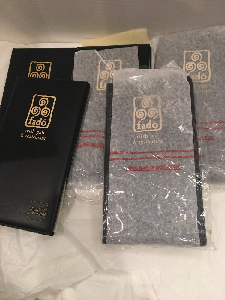 Waiter Book Leather Wallet Present Checkbook Leather Panel With Logo Restaurant