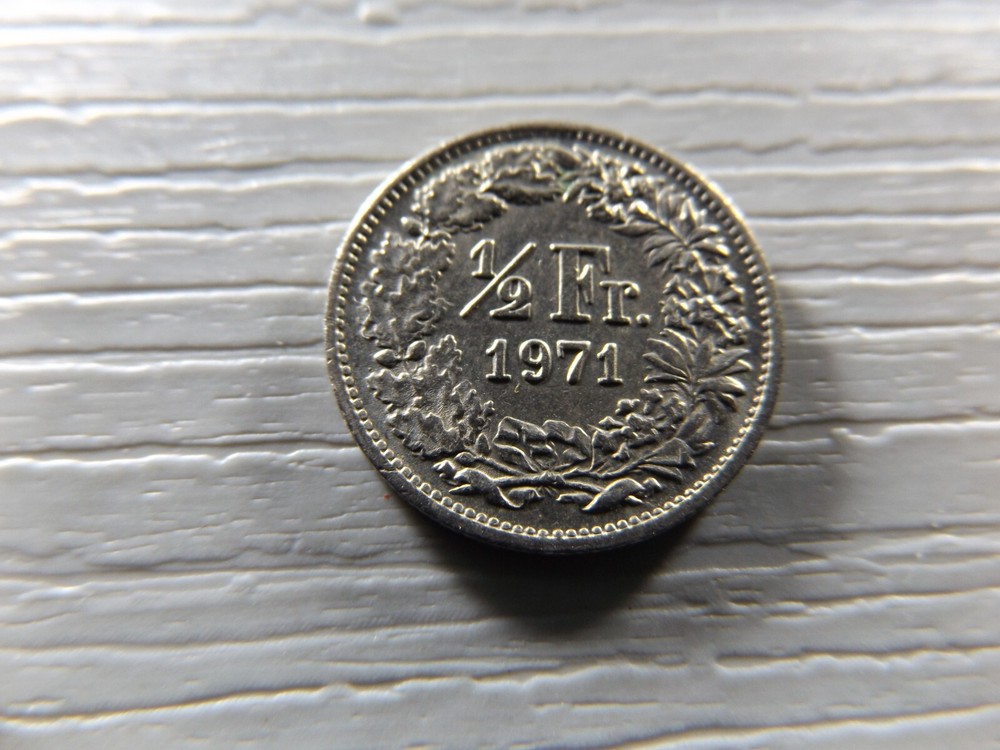 SWITZERLAND 1971 Half Franc
