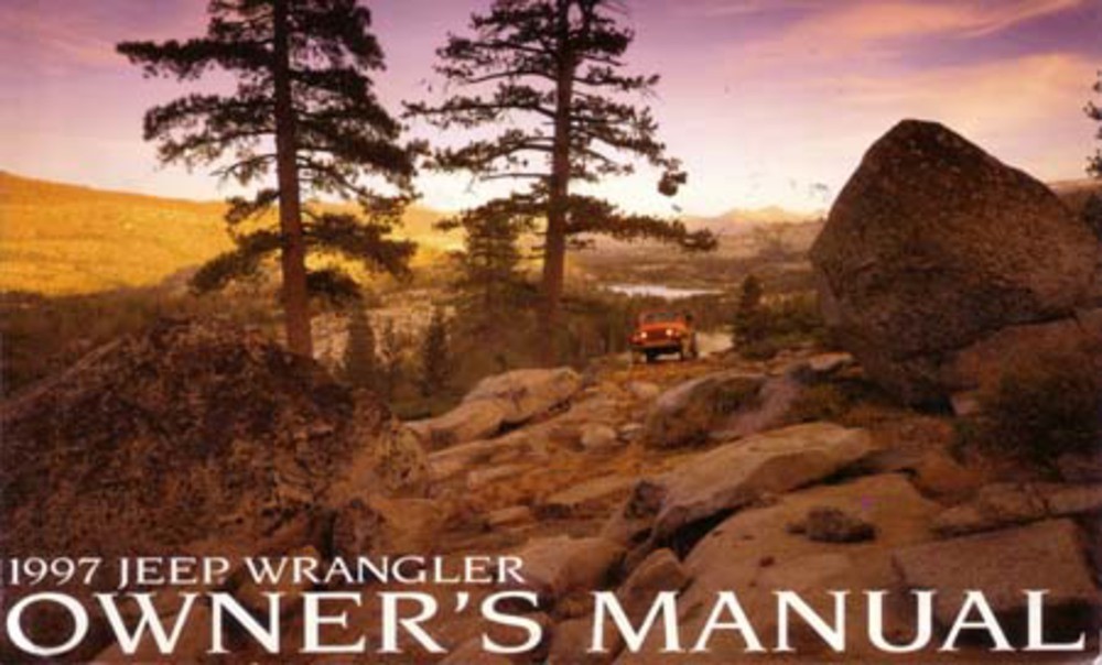 1997 Jeep Wrangler Owner's Manual