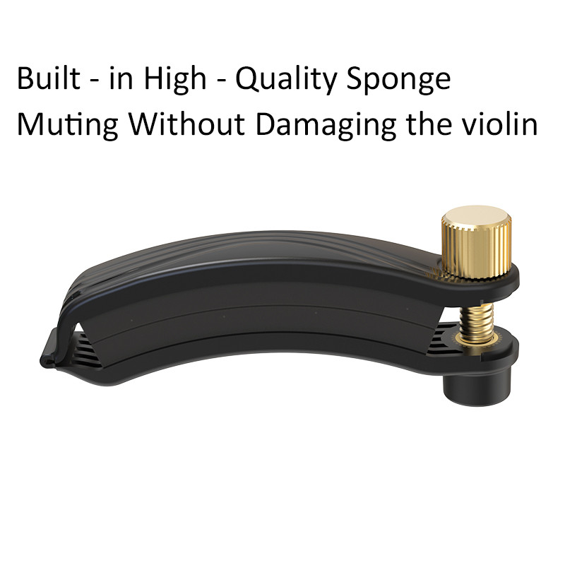 Violin Mute for Violin Practice Silencer Mute Reduces Volume with Protective Pad