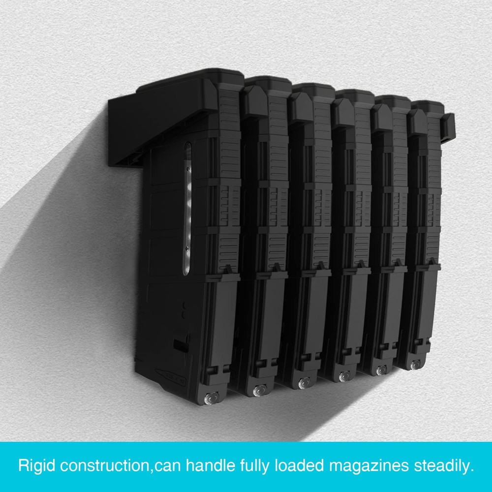Solid ABS Standard PMAG Wall Mount, Mag Holder, Home Magazine Storage Rack