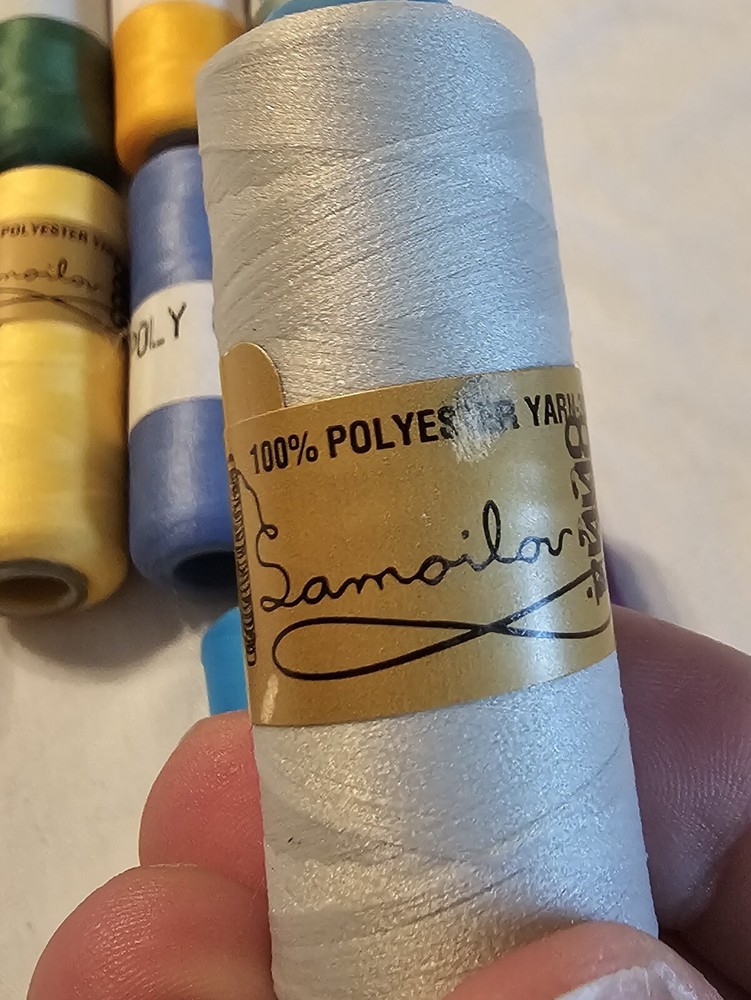 Samoilov Thread 16 Spools Polyester And Acrylic Most Never Opened