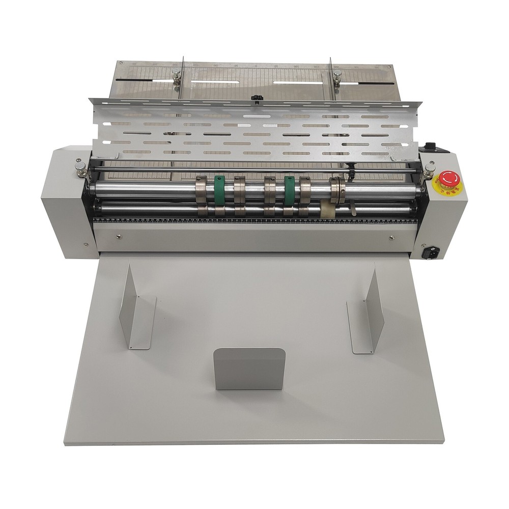 25in Electric Creaser Indentation Machine Multi-function Adjustable Speed 110V