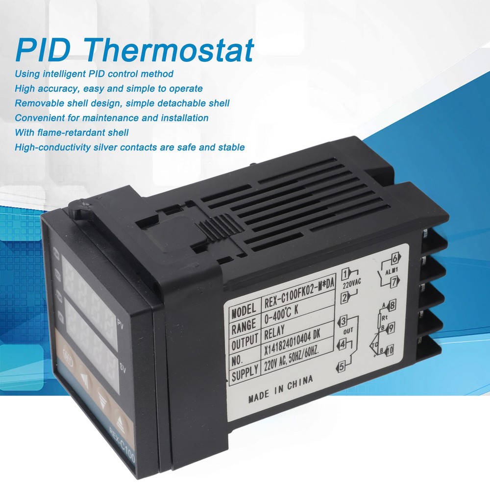 BERM PID Thermostat Digital Temperature Controller Switch For Temperature Detect