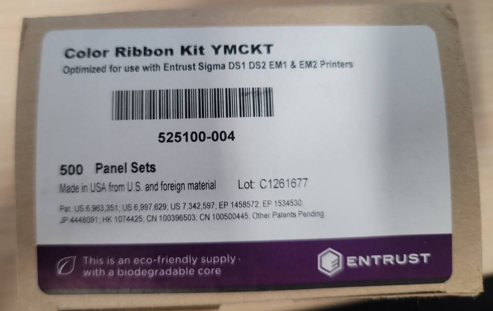 Entrust 525100-004 Full Color Ribbon