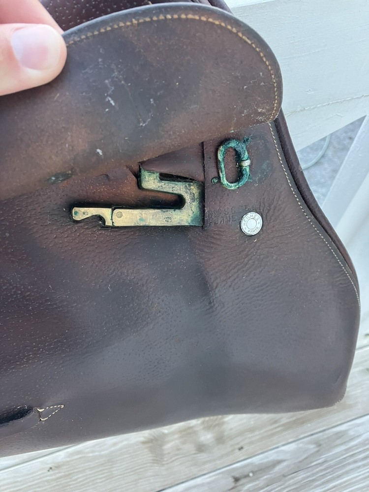 HERMES PARIS HORSE SADDLE 17”