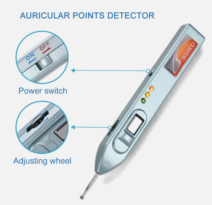 New Auricularpoints Ear Acupuncture Points Detector Electronic Acupuncture Pen