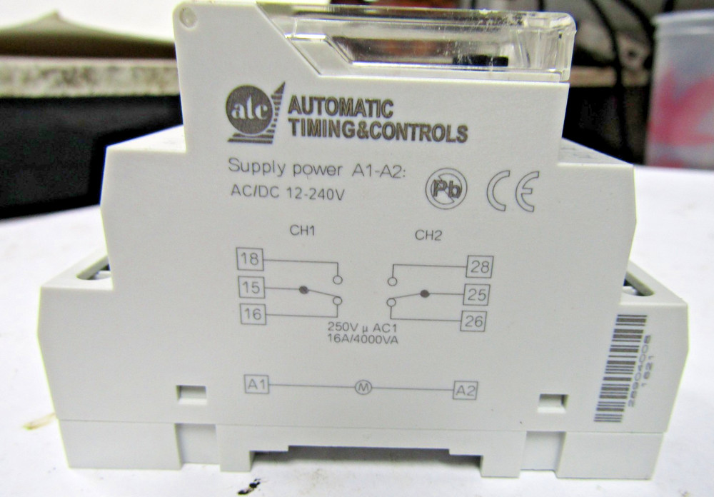 ✌️ATC AUTOMATIC TIMING & CONTROLS 7DT-2CH TIMER, 7-DAY TIMER, 2 OUTPUTS 16A AC