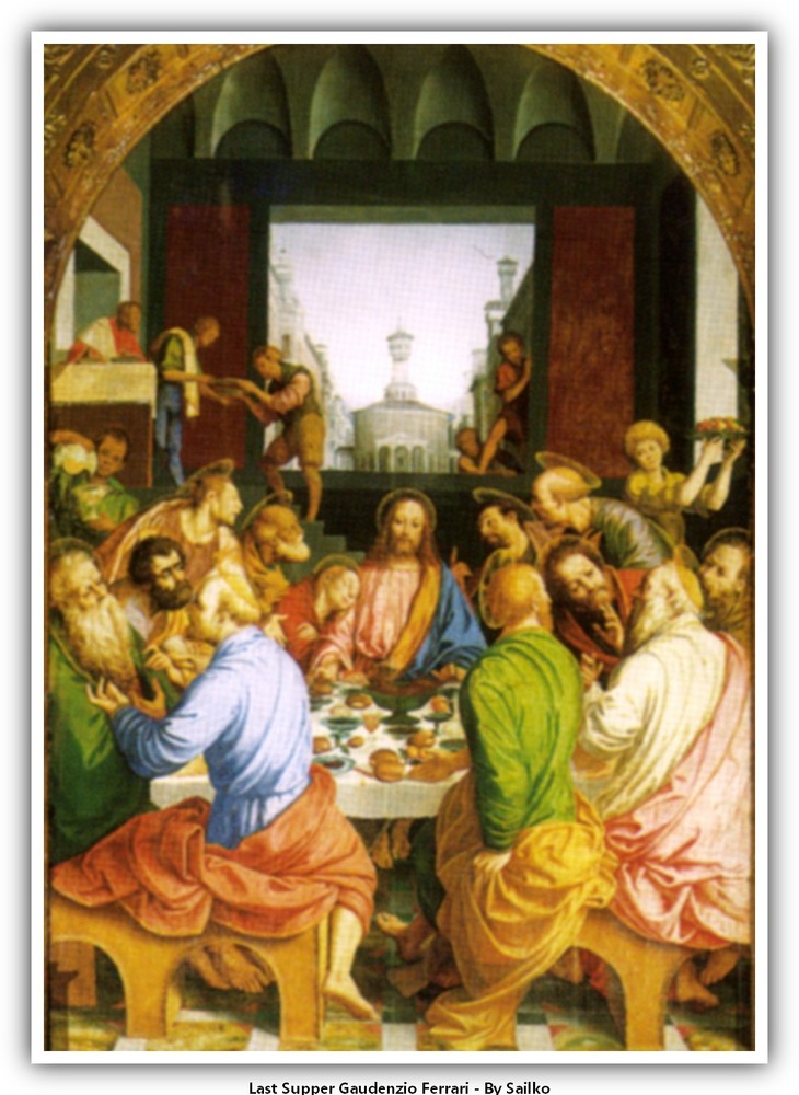 Last Supper Gaudenzio Ferrari