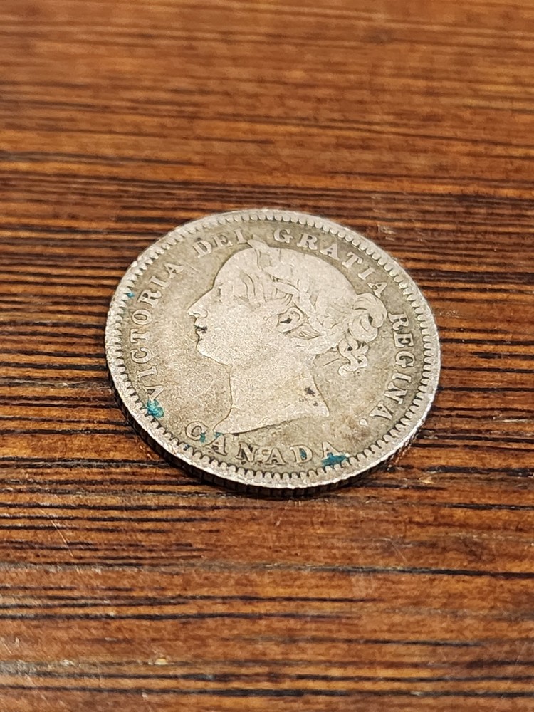 1881H Canada 10 Cents Silver Coin