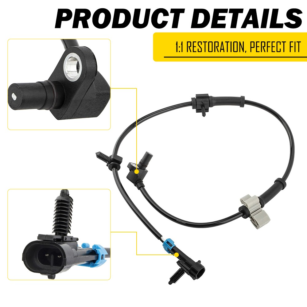 Front Left&Right ABS Wheel Speed Sensor For 1999-2007 Chevy Silverado 1500 2500