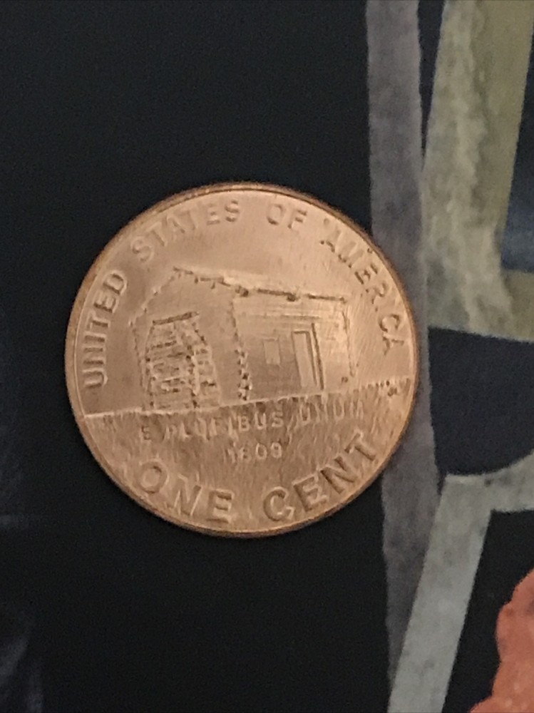 2009 D Lincoln Log Cabin Penny (RD) - RARE