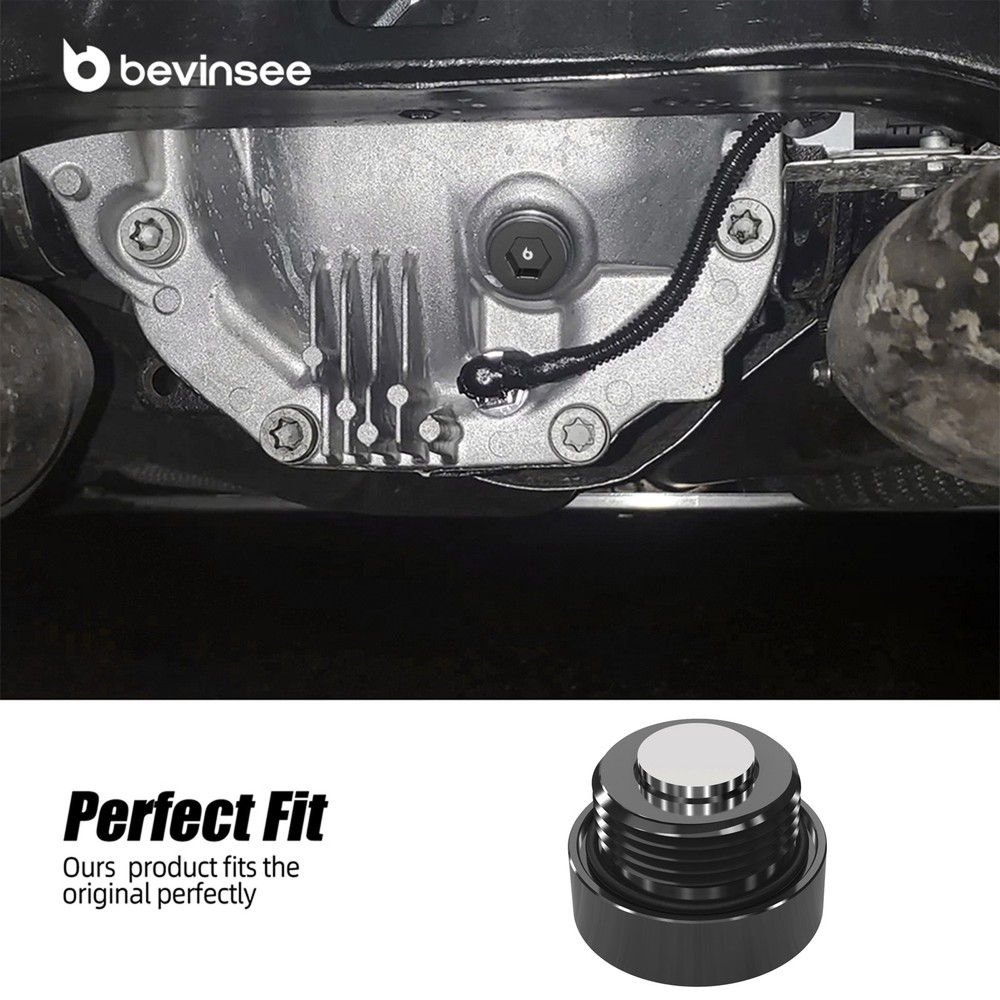 Magnetic Differential Drain Plug w/ O-Ring For BMW 1 3 5 Series E90 E46 E81 E60