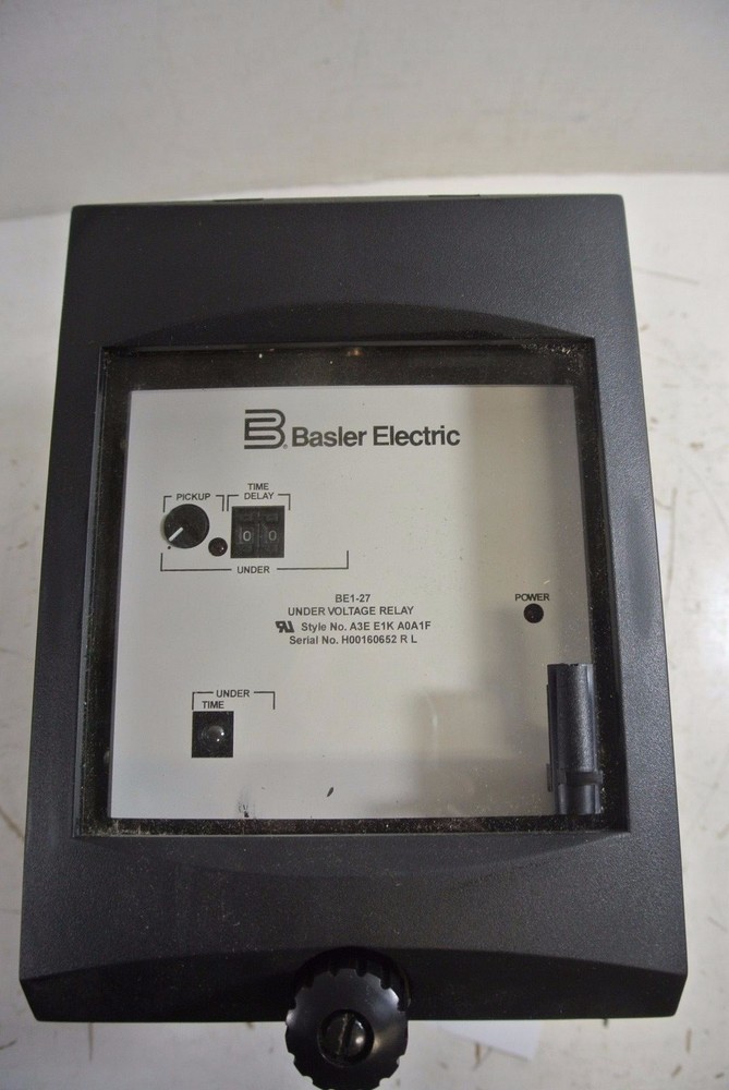 New Surplus BASLER Undervoltage Relay BE1-27 A3E E1K A0A1F BE127