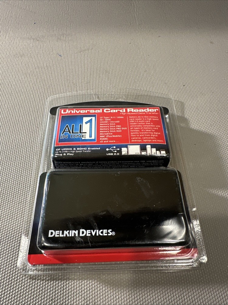 Delkin Devices 18-in-1 USB 2.0 Flash Memory Card Reader