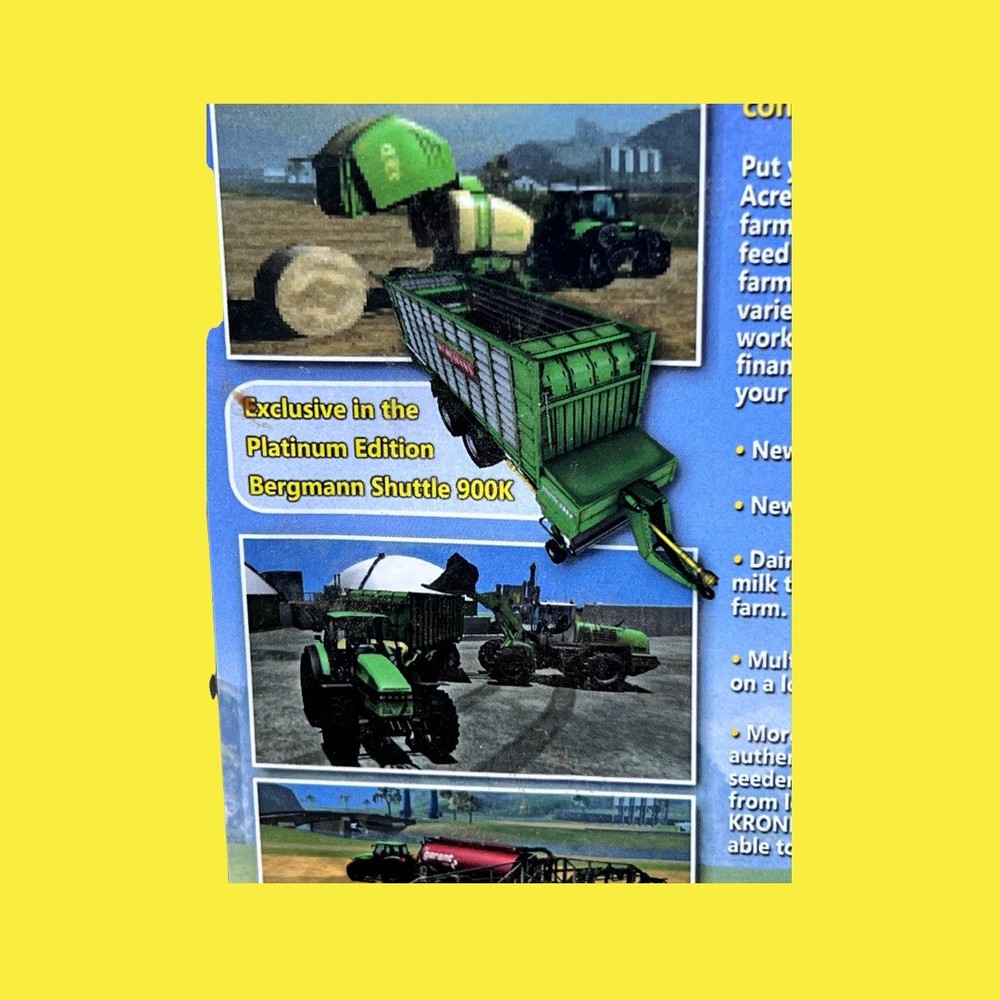 🚜Farming-Simulator Platinum Edition (PC DVD-ROM, 2012) NO MANUAL**🚜