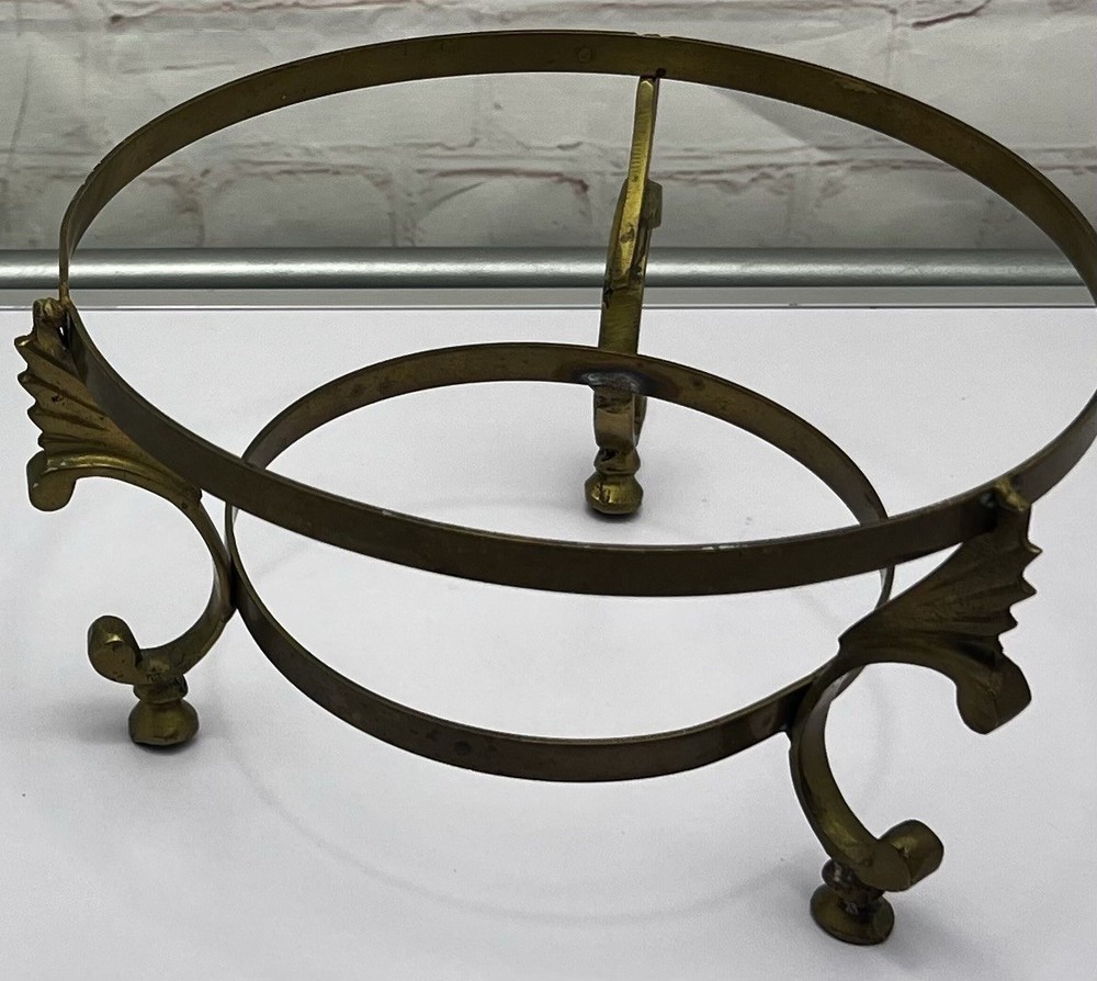 Vintage Victorian Style Brass Bowl Riser