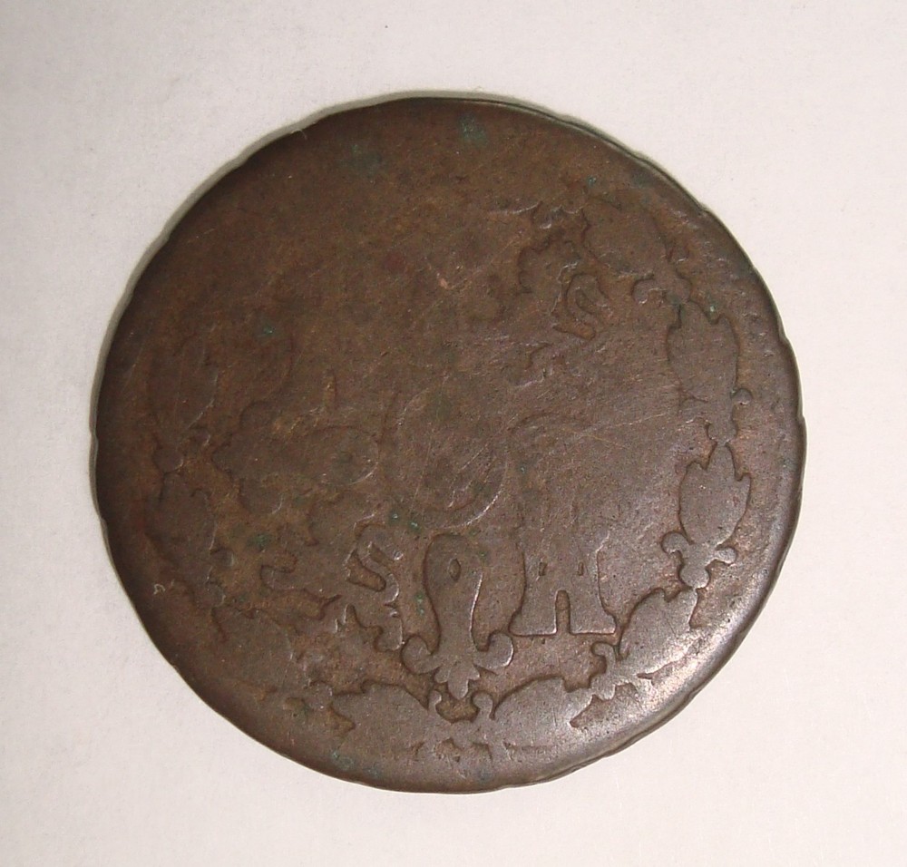 1787 Spain Copper 4 Maravedis G