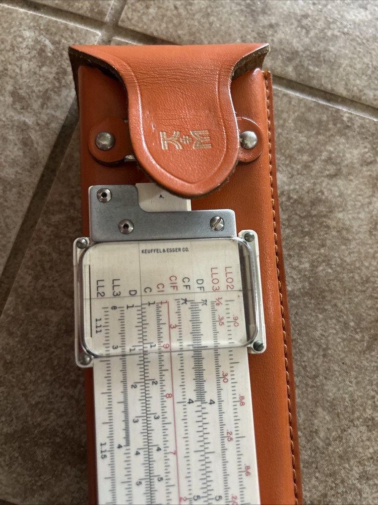 vintage K&E slide rule