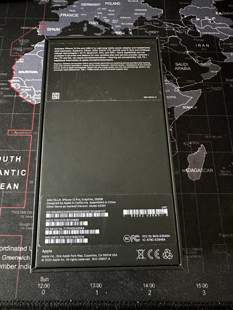 Iphone 12 pro empty box 256GB