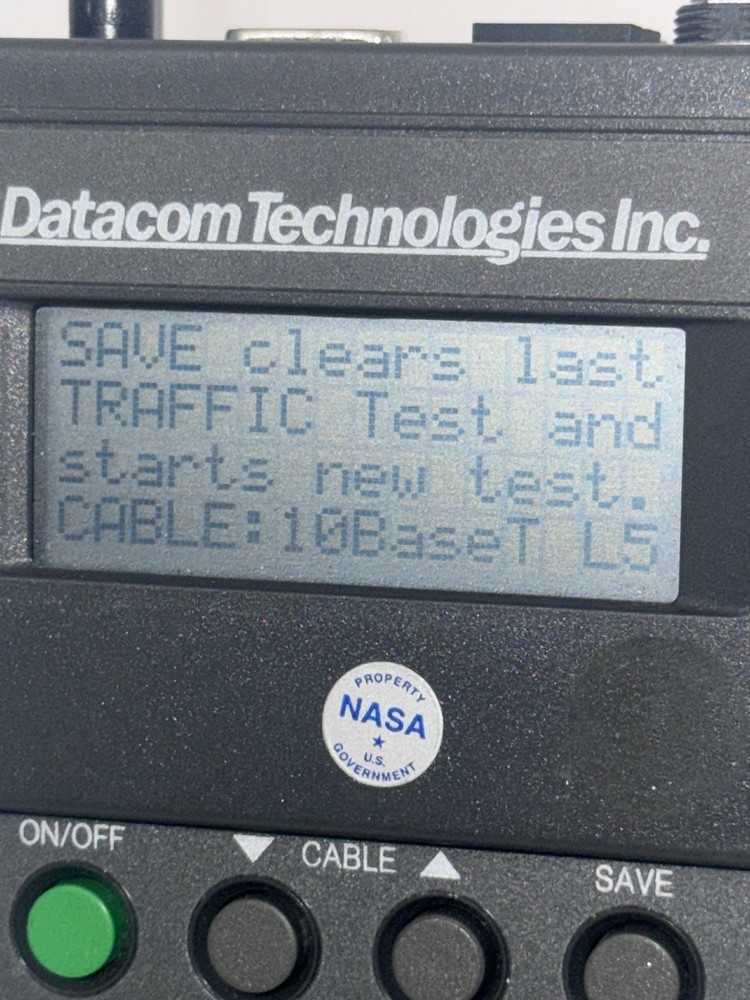 DATACOM TECHNOLOGIES LANcat 1500 INTERNET TESTING DEVICE ACTIVITY TESTER 52203