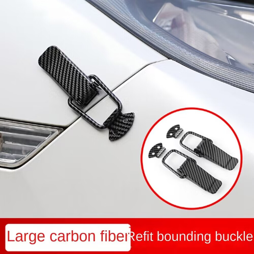 1 Pair Car Tailgate Quick Release Latch Push Button Trunks Bumper Lock Clip Kit