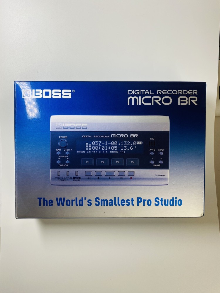 BOSS MICRO BR Multi 4 Track Recorder Slightly Used From Japan.