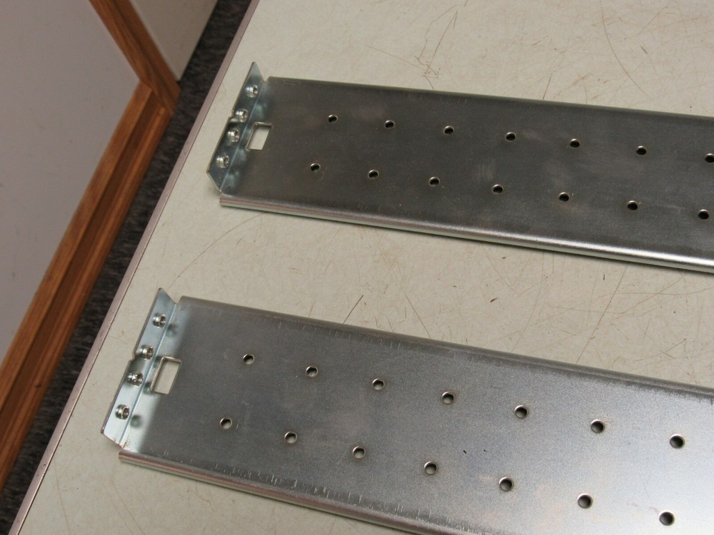 Sever Adjustable Rails Computer Server Rails Adjust to17 7/8 To 31 1/2 FREE SHIP