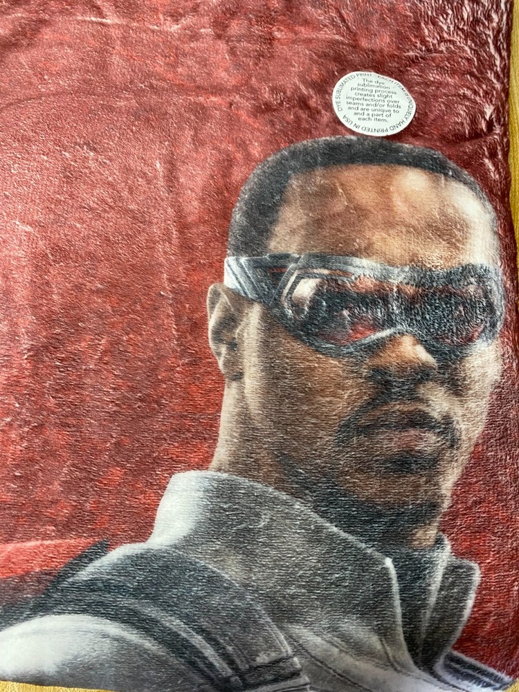 MARVEL FALCON SOFT THROW BLANKET 50 X 60 INCHES