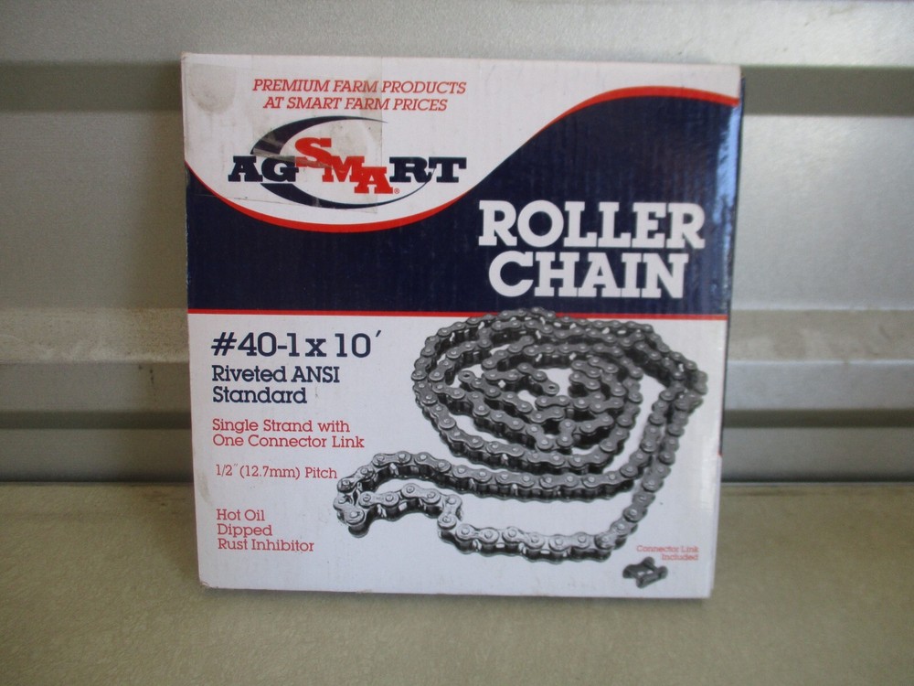 Agsmart Roller Chain #40 x 10ft
