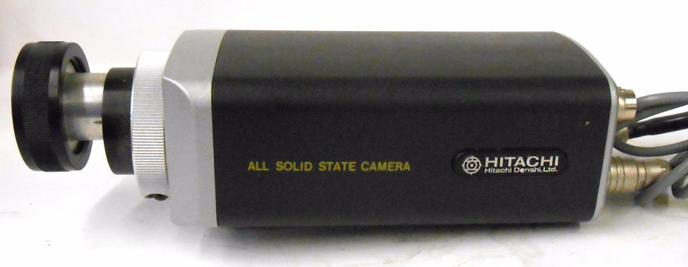 HITACHI DENSHI KP-120U CCTV ALL SOLID STATE CAMERA, 0.3 AMP, DC 9V
