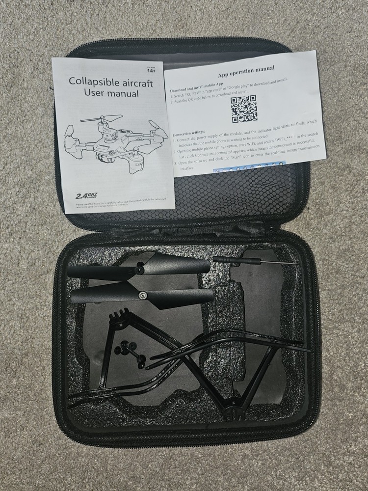 Foldable Drone with Controller and Carrying Case - P11S MAX