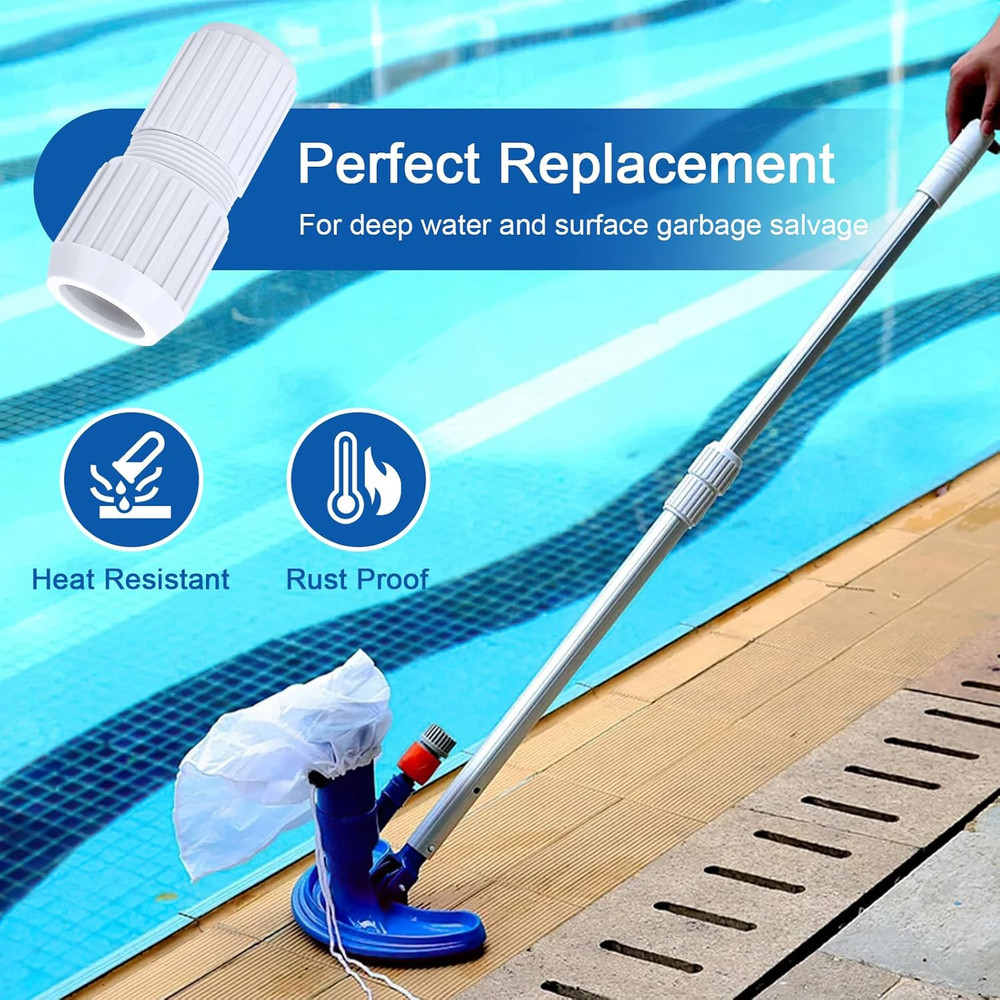 Pool Telescoping Pole Cam Lock Replacement 2Pc, EZ Lock Cam for Telescopic