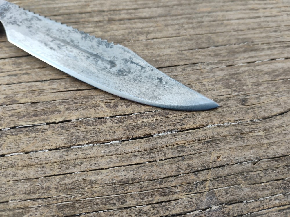 Vintage Fixed Blade Hunting Knife No Sheath