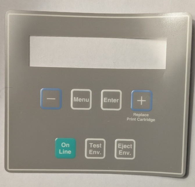Control panel overlay for Bryce Seacap 11k 13k inkjet addressing printers