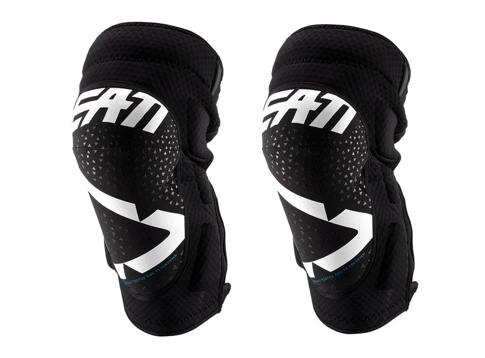 Leatt 3DF 5.0 Zip Knee Guard - White-Black