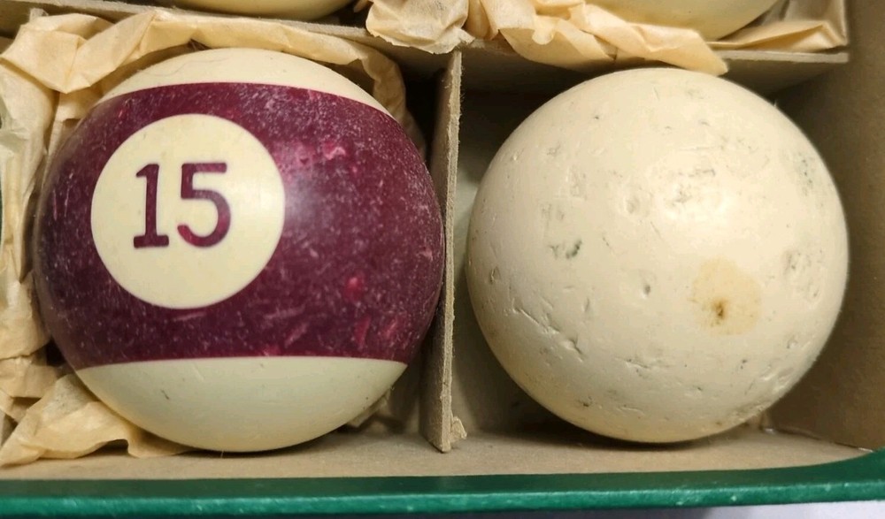 vintage billiard ball set