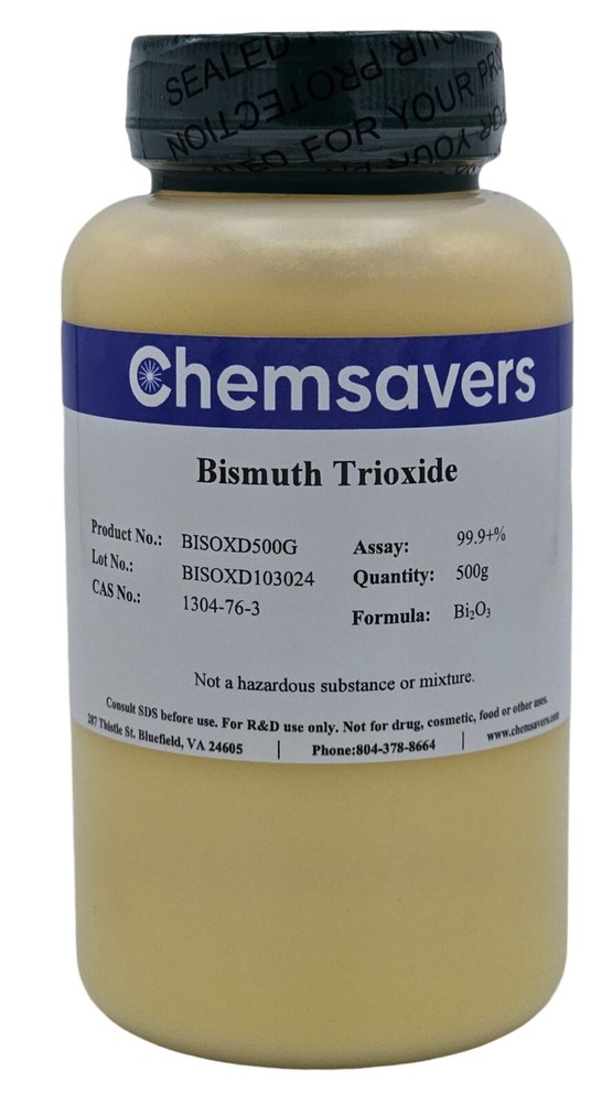 Bismuth Trioxide, 99.9+%, 500g