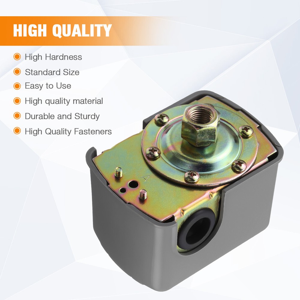 40-60 PSI Well Water Pump Pressure Control Switch Adjustable Double Spring Pole