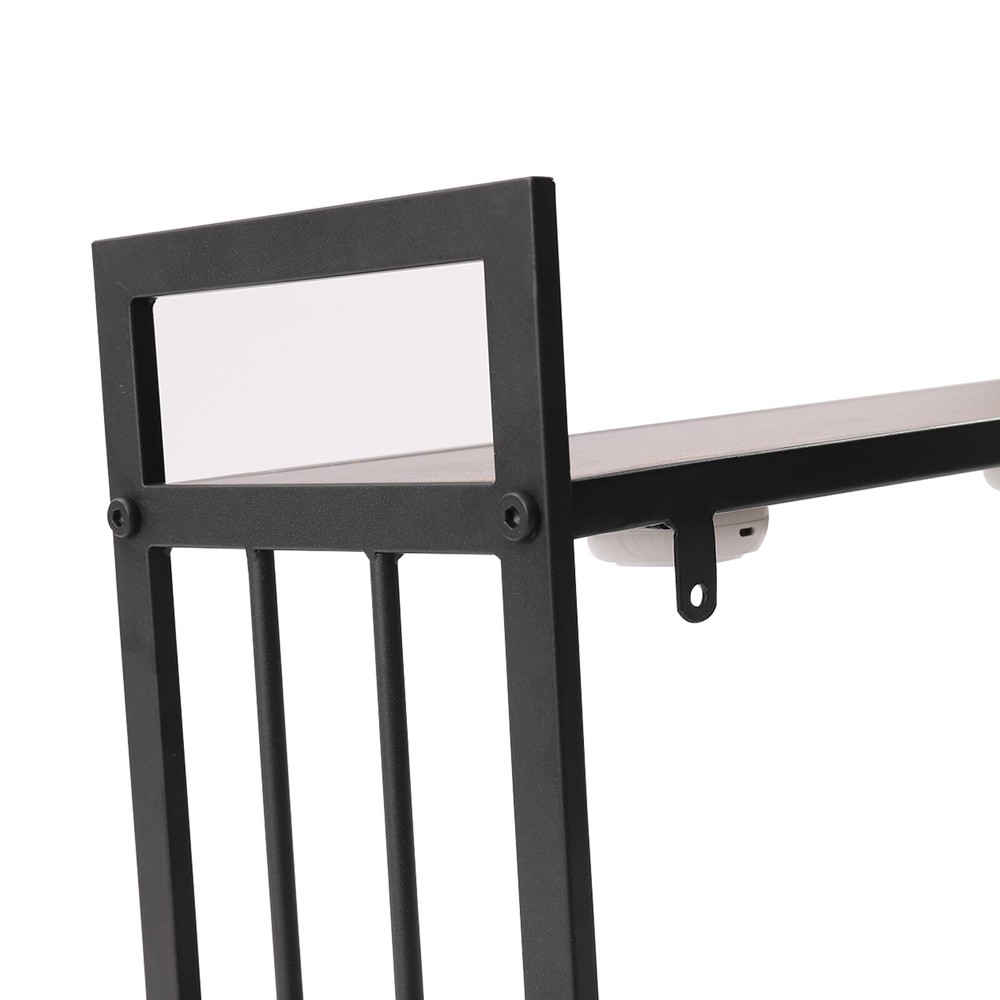 Wall Mounted LED RGB Wine Display Rack,Bottle Storage Holder, 2 Layers