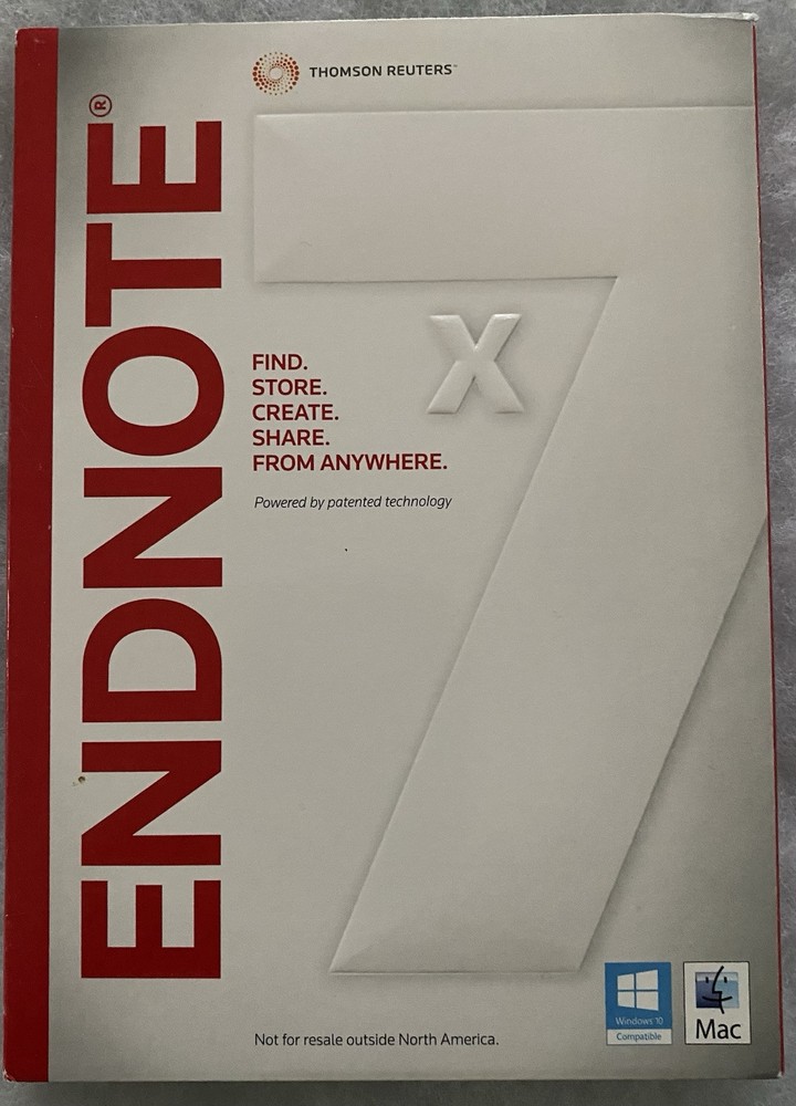 Thomson Reuters Endnote X7