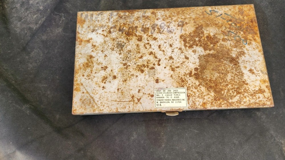 Stewart-Thomas Ind. Compression Tester Mil-T 13011F Type 1 With Case