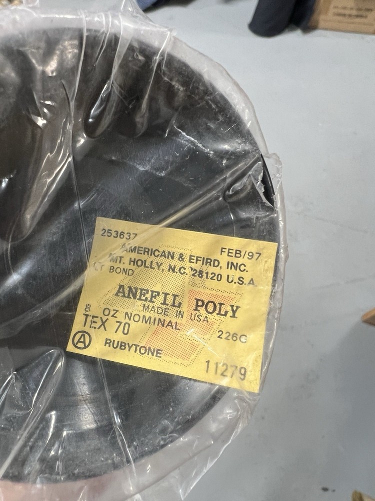 A&E ANEFIL Poly Bonded Polyester Thread Tex 70 Size E Rubytone 8oz USA