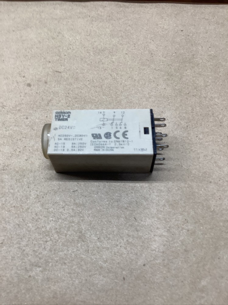US Stock DC 24V H3Y-2 Delay Timer Relay 0-30S Second Socket#721PT45FML