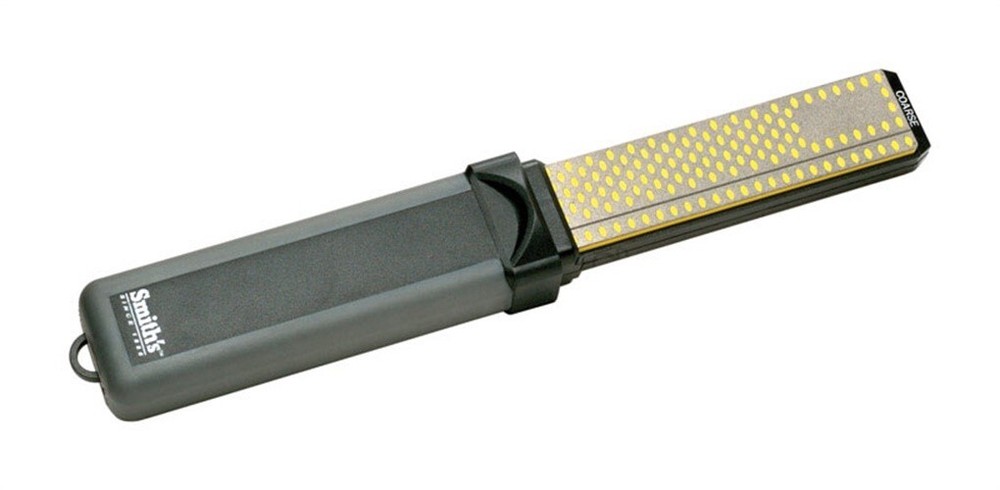 Smith's DCS4 Coarse & Fine Grit Diamond Combination Bench Stone Sharpener 4 in.