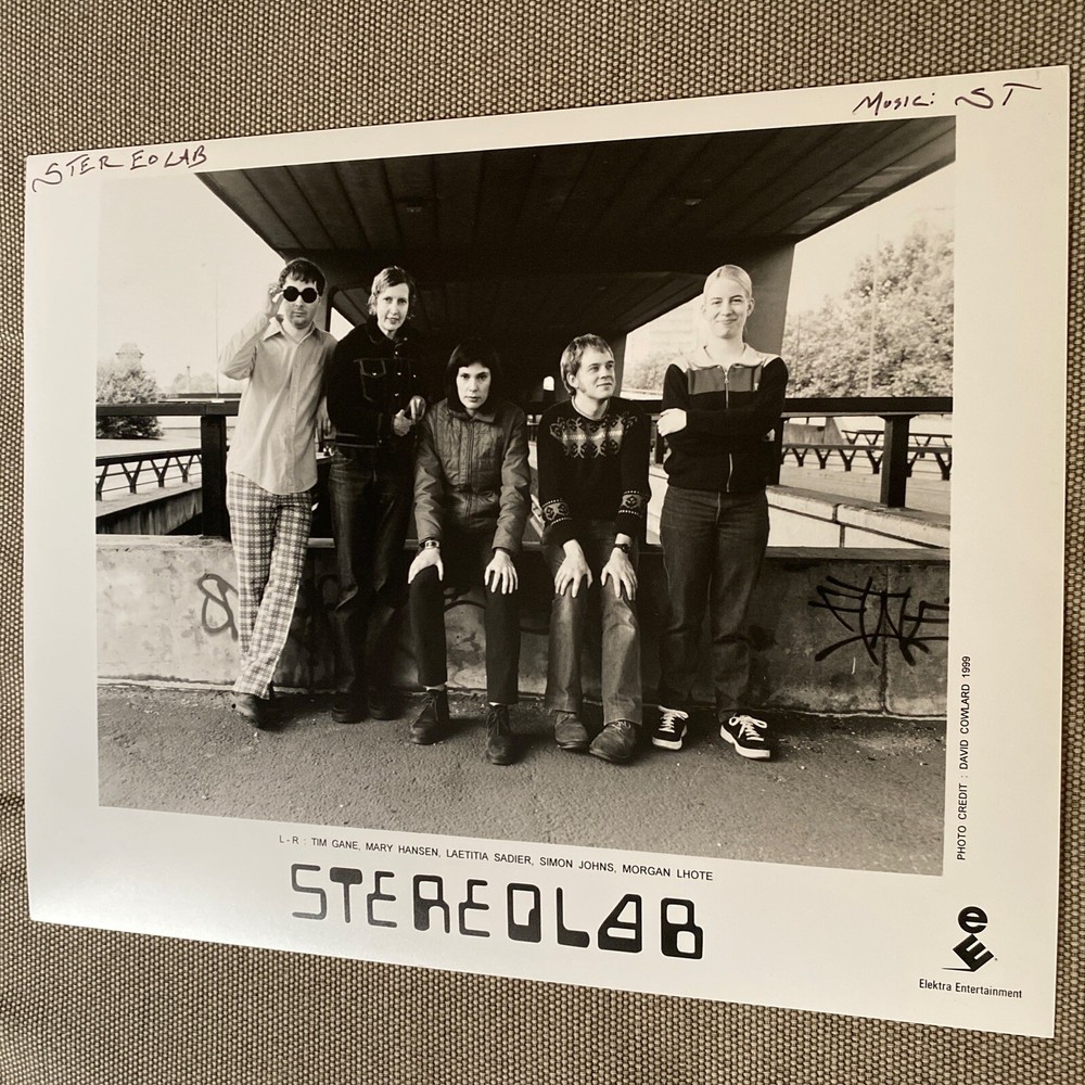 Stereolab Press Photo 8x10”. See Description.