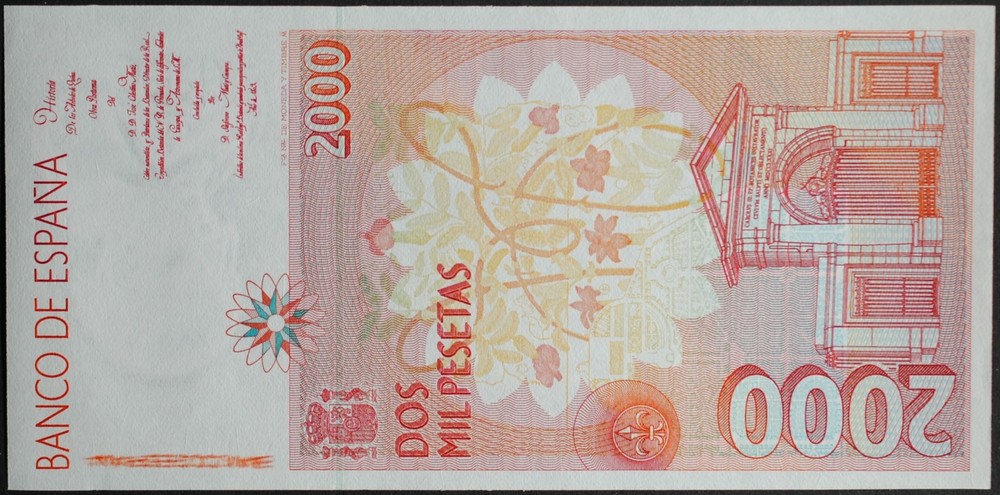 Spain P162 2000 Pesetas